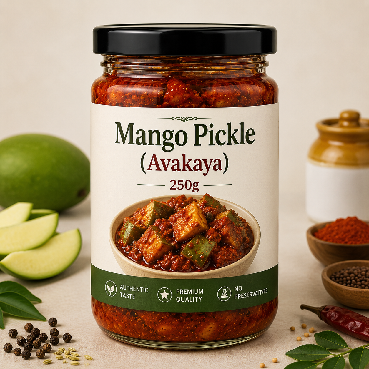 ChatGPT Image Aug 29, 2026, 01_51_53 PM Mango Pickle (Avakaya) - Image 1