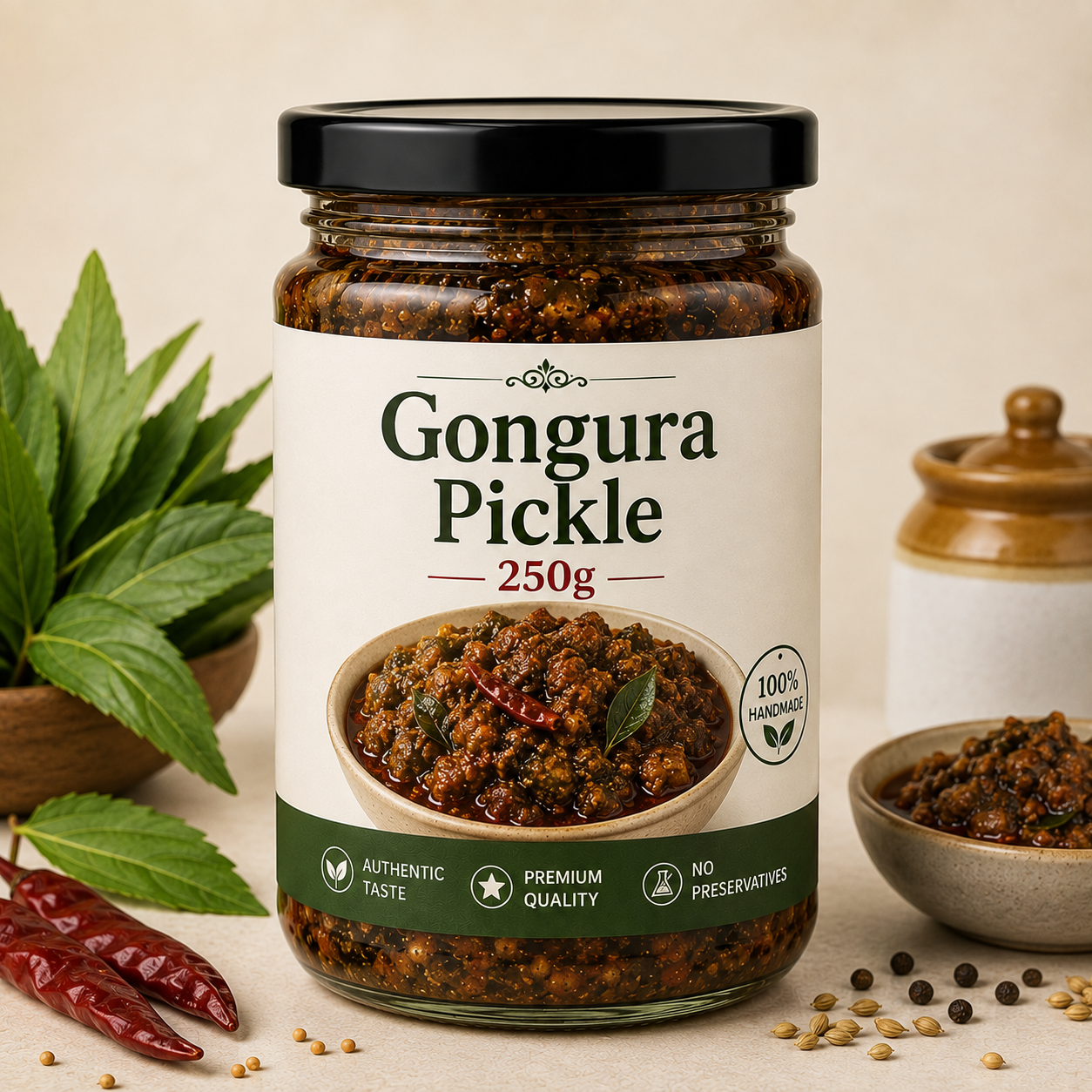 ChatGPT Image Aug 29, 2026, 06_09_51 PM Gongura Pickle - Image 1